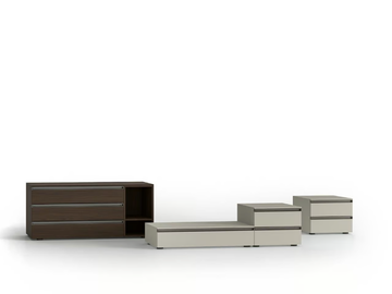 EGO RANGE - Sectional modular wooden chest of drawers by Santalucia Mobili - view 2